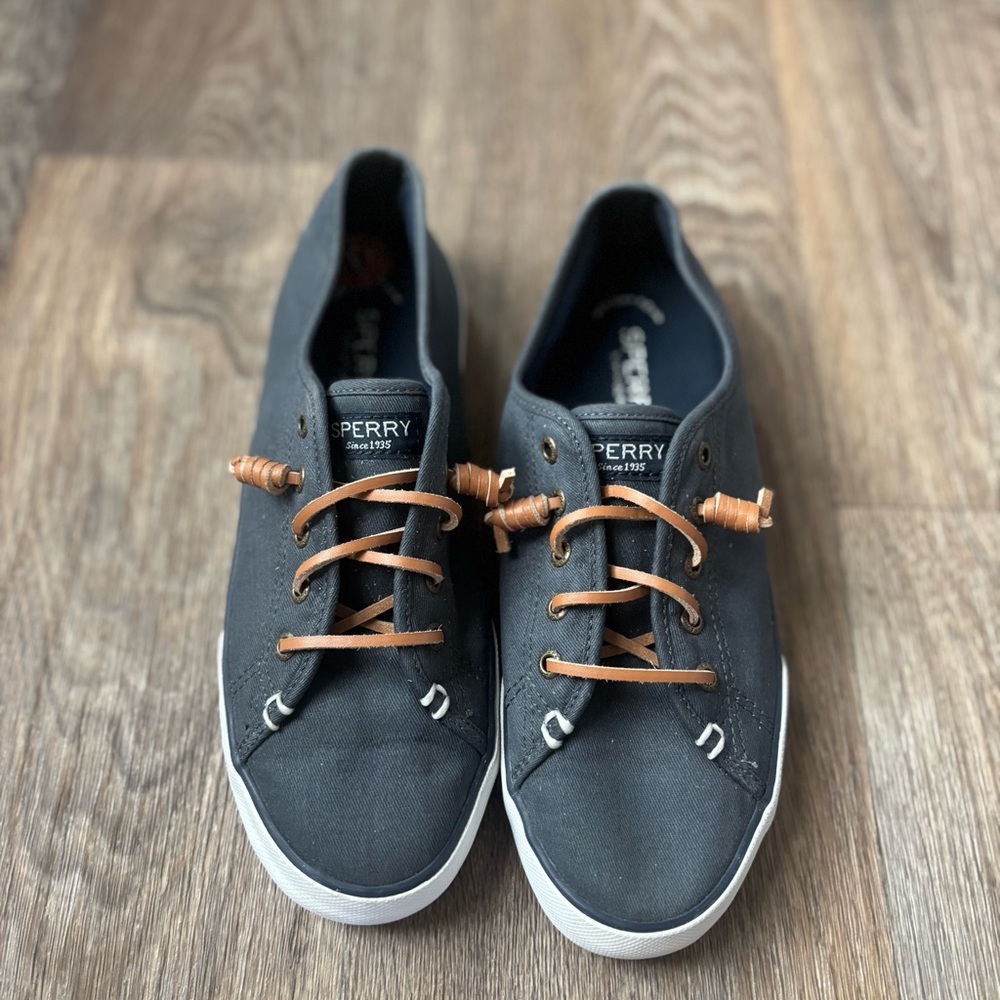 Sperry Top-Sider “Pier View” Navy Boat Slip-On Shoes Women’s 8 STS95129